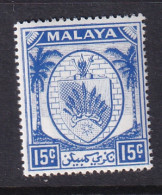 Negri Sembilan: 1949/55   Arms     SG52    15c    MH - Negri Sembilan