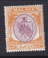 Negri Sembilan: 1949/55   Arms     SG55    25c   MNH - Negri Sembilan