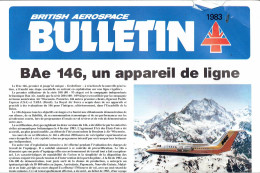 Journal British Aerospace Bulletin Pour Le Salon Aéronautique Du Bourget Juin 1983 - Transportes