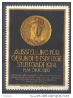 Werbemarke Cinderella Poster Stamp Gesundheitspflege Stuttgart 1914 #13 - Cinderellas