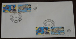 Greece 1992 Europa Cept Imperforated+Perf Unofficial FDC VF - FDC