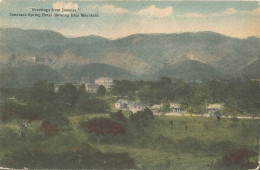 JAMAICA - CONSTANT SPRING HOTEL SHOWING BLUE MOUNTAINS - GREETINGS FROM JAMAICA - PUB. DUPERLY - 1927 - Giamaica