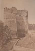 Photographie Ancienne Montée Sur Plaque  Carton/ Tour De VESONE/ PERIGUEUX/Dordogne/Vers 1880-90             PHOTN560 - Anciennes (Av. 1900)