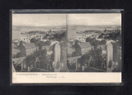 (25/03/24) TURQUIE-CPA CONSTANTINOPLE - CARTE STEREO - Türkei