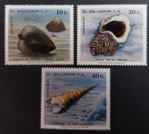 Coquillages Shells // Série Complète Neuve ** MNH ; Salvador YT 872/874  (1980) Cote 12.50 € - Conchiglie