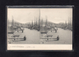 (25/03/24) TURQUIE-CPA CONSTANTINOPLE - CARTE STEREO - Turquie