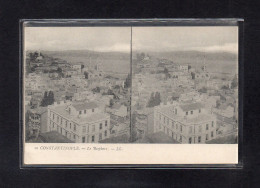 (25/03/24) TURQUIE-CPA CONSTANTINOPLE - CARTE STEREO - Turquie