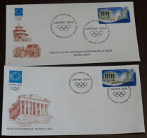 Greece 2004 Opening And Closing Ceremony Cancels Unofficial FDC VF - FDC