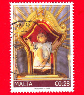 MALTA - Usato - 2019 - Natale - Bambinello - Christmas - Jesus Figurines - 0.28 - Malte