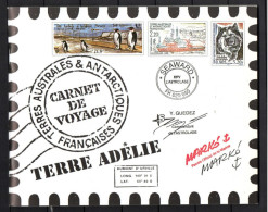 Col43  TAAF Carnet De Voyage 2001 Complet Neuf Luxe - Unused Stamps