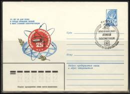 RUSSIA USSR Stamped Stationery Special Cancellation USSR Se SPEC 3671 Worlds First Nuclear Power Plant Obninsk - Zonder Classificatie