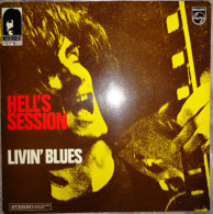 * LP *  LIVIN'  BLUES - HELL'S SESSION (Holland 1969 Reissue) - Blues