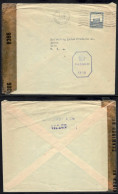 1943 Tel Aviv Palestine Mandate Censored Cover PASSED KK/31 To United States - Palestine