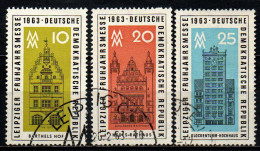 DDR - 1963 - FIERA PRIMAVERILE DI LIPSIA - USATI - Used Stamps