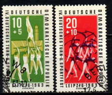 DDR - 1963 - QUARTA EDIZIONE DEI GIOCHI SPORTIVI - USATI - Used Stamps