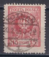 Pologne - République 1919  -  1939   Y & T N °  292   Oblitéré - Gebraucht