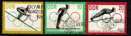 DDR - 1963 - GIOCHI OLIMPICI INVERNALI A INNSBRUCK - USATI - Used Stamps