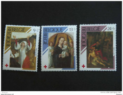 België Belgique 1989 Rode Kruis Croix-Rouge Schilderijen Tablaux Religieux Yv COB 2312-2314 MNH ** - Unused Stamps