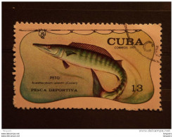 Cuba 1971 Vis Poisson Yv 1531 O - Usati