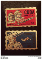 Cuba 1965 Vol De Voskhod 2 Leonov Belaiev Yv 839-840 MNH ** - Neufs