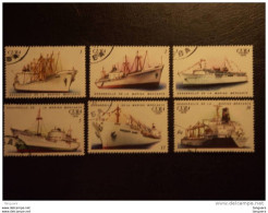 Cuba 1976 Marine Marchande Cargo Pétrolier Bateau De Passagers Yv 1956-1961  O - Usati