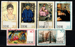 DDR - 1967 - PINACOTECA STATALE DI DRESDA: QUADRI DELLA GALLERIA DEI NUOVI MAESTRI - USATI - Used Stamps