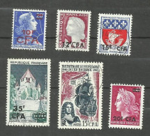 Réunion N°337, 350, 350A, 361, 365, 385 Cote 4.50€ - Used Stamps