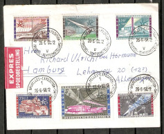BÉLGICA. Exposition Universelle De 1958 S/L.Exprès 26/6/58 V.Hamburg - Storia Postale