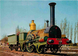 Trains - Matériel - Musée Du Chemin De Fer De Mulhouse - Locomotive Buddicom No 33 Saint-Pierre - CPM - Voir Scans Recto - Matériel