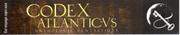 Signet Recto-verso Anthologie Codex Atlanticus / éditions La Clef D'Argent - Marque-Pages