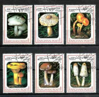 Champignons Afghanistan 1999 (3) Yvert N° Non Répertorié Oblitérés Used - Funghi