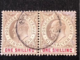 1s Black And Carmine, A Pair VFU - Gibraltar