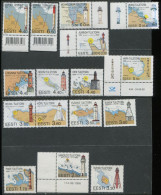 Estonia:Unused Stamps Serie Estonian Lighthouses, 1995-2011, MNH, Corners - Leuchttürme