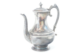 Design : SILVERWARE : Silver Plated Coffee Pot - Design : James Dixon & Sons - Made In Shefield England - 1840-50's - Autres & Non Classés