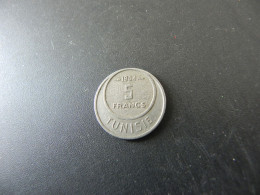 Tunisia 5 Francs 1954 - Tunisie