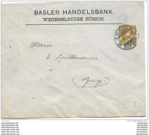 103 - 93 - Entier Postal  Privé "Basler Handelsbank" 1909 - Attention Léger Pli Vertical - Entiers Postaux