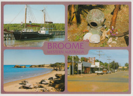 WESTERN AUSTRALIA WA Town Coast & Pearling Industry Views BROOME Midge MDS Postcard 1987BROOME Pmk 37c Stamp - Broome