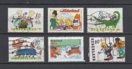 Netherlands Cartoon Used Stamps, Tintin Et Milou And Other Characters, Pays Bas - Colecciones Completas