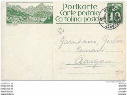 103 - 13 - Entier Postal Avec Illustration "Engelberg" Cachet à Date Matten B. Interlaken 1924 - Entiers Postaux