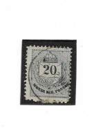 Beau Timbre De Hongrie, Oblitéré N:  22(A),dentelé 11 1/2 Année1881 - Usati