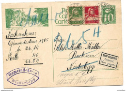 103 - 98 - Entier Postal "Nachnahme" Illustration Baden - Affranchissement Complémentiare 1926 - Entiers Postaux
