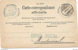 103 - 4 - Carte-correspondance Officielle 1876  Neuchâtel - Entiers Postaux