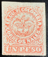 Kolumbien 1868: 1868-1880 Definitives: Coats Of Arms Mi:CO 50xaI - Chile