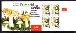 ISLANDE 2000 - Carnet Yvert C878 - Booklet - Facit H48 - NEUF** MNH - Flore, Champignons - Libretti