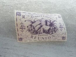 Série De Londres - France-Libre - Réunion  - 4f. - Yt 243 - Violet-brun - Neuf Sans Trace De Charnière - Année 1943 - - Nuevos