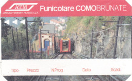 1 TICKET TICKETS TRANSPORT FUNICULARE RAILWAY ITALY - Eintrittskarten