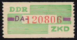 24-DA Dienst-B, Billet Rot Auf Grün, ** Postfrisch - Mint