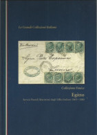 Volume Egitto Egypt Servizi Postali Marittimi Uffici Italiani 1863/80 Monografia Rilegato (blu) 90 Pagine 100 Foto - Postadministraties