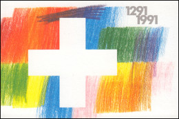 Schweiz Markenheftchen 0-89, Eidgenossenschaft 1991, ** - Carnets