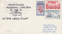 Ross Dependency Flight From Christchurch To McMurdo - Cape Bird 24 OCT 1970 Ca Scott Base (SO194) - Vols Polaires